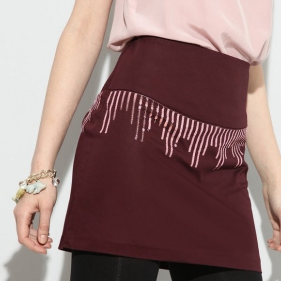 3/$20 Free People Sequin A-Line Skirt - Picture 1 of 6